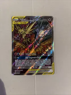 2016 POKEMON SM BLACK STAR PROMOS #SM210 MOLTRES & ZAPDOS ARTICUNO TAG TEAM - Image 3