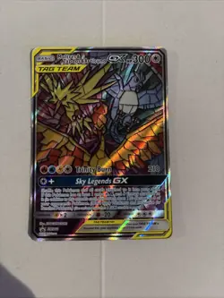 2016 POKEMON SM BLACK STAR PROMOS #SM210 MOLTRES & ZAPDOS ARTICUNO TAG TEAM - Image 5