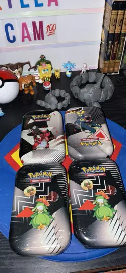 Pokemon TCG Black Bolt & White Flare Unova Mini Tins (Lot of 4) - Image 3