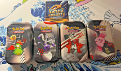 Pokemon TCG Black Bolt & White Flare Unova Mini Tins (Lot of 4) - Image 1