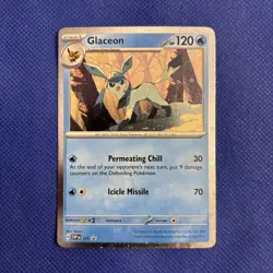 Pokemon Glaceon SVP 171 Scarlet & Violet Cosmos Holo Black Star Promo NM - Image 1