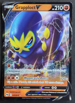 Pokemon Champion's Path #32/73 Grapploct V Ultra Rare tcg - Image 1