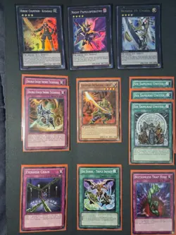 Yugioh 54 Card Lot Six Samurai, Synchro, XYZ, Super Rares, Sleeves Included - Image 3