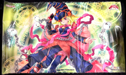 Yugioh Official Playmat Gagaga Girl Korean Asia NEW - Image 1
