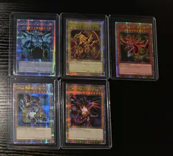 YuGiOh LC01 Quarter Century Secret Rare Set Of 5 25th Anniversary Promos - Image 1