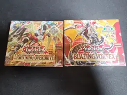 Lightning Overdrive Booster Box Blazing Vortex 1st Edition Yugioh Sealed 2 boxes 83717852766 - Image 5