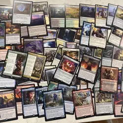 Magic the Gathering MTG Commander Masters Bulk Lot Rares Foils Lands 500 Cards - Image 1