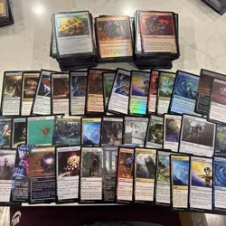 Magic the Gathering MTG Commander Masters Bulk Lot Rares Foils Lands 500 Cards - Image 4