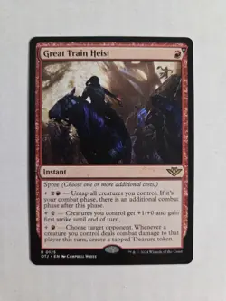 Great Train Heist #0125 - Outlaws of Thunder Junction - Near Mint Rare - Image 1