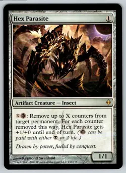 2011 New Phyrexia Hex Parasite2 Rare #137 - Image 1