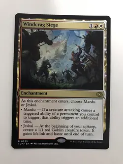 Windcrag Siege MTG Magic the Gathering Card NM Near Mint TDM - Image 1