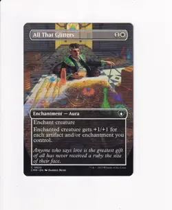 2023 MTG MAGIC THE GATHERING COMMANDER MASTERS BORDERLESS ALL THAT GLITTERS (#3) - Image 1