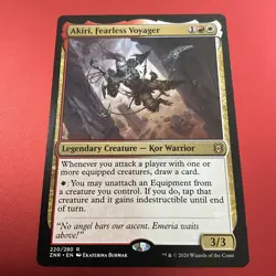 ZNR AKIRI FEARLESS VOYAGER 1x Rare Magic Zendikar Rising MTG NM - Image 2