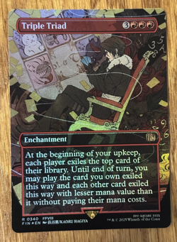 MTG Final Fantasy, Triple Triad - Borderless Foil - Image 1