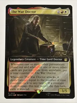 MTG Doctor Who The War Doctor Extended Art Surge Foil 1043 NM Rare - Image 1