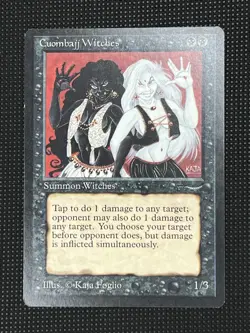MTG CUOMBAJJ WITCHES Arabian Nights Regular LP/NM Common Magic The Gathering - Image 1