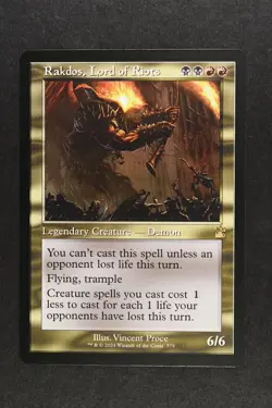 Magic The Gathering: Rakdos Lord of Riots - RVR - Rare Retro Frame - NM - MTG - Image 1