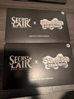 x2 MTG Secret Lair x SpongeBob SquarePants Legends of Bikini Bottom NON-FOIL - Image 1