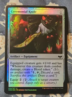 Ceremonial Knife FOIL Innistrad: Crimson Vow MTG Magic - Image 3