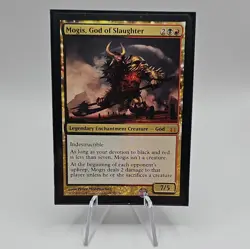 MTG Mogis, God of Slaughter Born of the Gods Mythic Rare Magic the Gathering LP - Image 1
