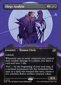 Elegy Acolyte x1 1x Borderless Edge of Eternities NM MTG - Image 1