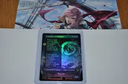 MTG magic FINAL FANTASY rare SUMMON LEVIATHAN borderless FOIL FIN #361 - Image 1
