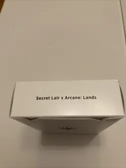 Magic the gathering Secret Lair x Arcane: Lands factory Sealed see pictures dent - Image 1