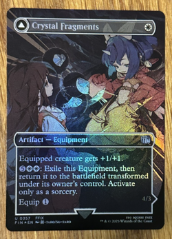 MTG Final Fantasy, Crystal Fragments / Summon: Alexander - Borderless Foil - Image 1