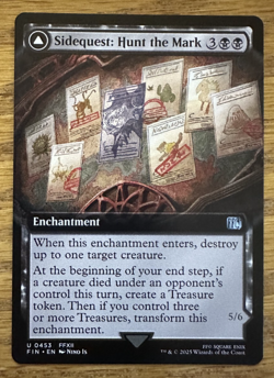MTG Final Fantasy, Sidequest: Hunt the Mark /Yiazmat, Ultimate Mark - Borderless - Image 1