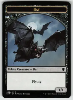 MTG Bat // Vampire Double-Sided Token T Commander 2017 2 // 4 LP - Image 2