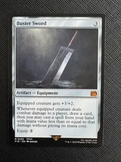 MTG - Buster Sword x1 - UNIVERSES BEYOND: FINAL FANTASY - Image 1