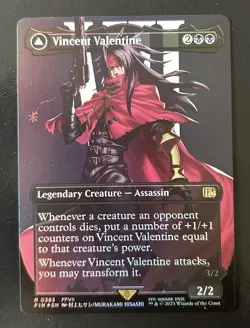 MTG Final Fantasy Vincent Valentine Borderless Foil Magic NM - Image 1
