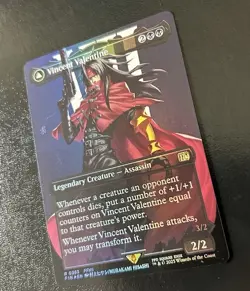 MTG Final Fantasy Vincent Valentine Borderless Foil Magic NM - Image 2
