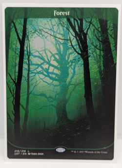 MTG Forest Unstable Regular Land NM - Image 1