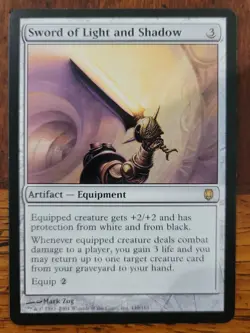 Sword of Light and Shadow x1 MTG Darksteel Magic Near Mint NM English - Image 1
