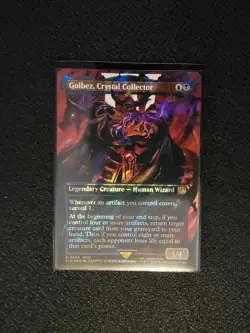 Golbez, Crystal Collector Final Fantasy MTG NM Borderless SURGE FOIL - Image 1