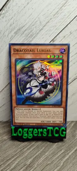 Yu-Gi-Oh! Dracotail Lukias / JUSH EN001 1st Edition NM - Image 1