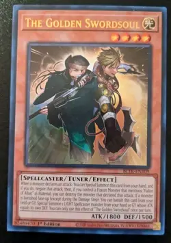 The Golden Swordsoul BLTR-EN109 1st Edition Ultra Rare Terminal Revenge Yu-Gi-Oh - Image 1