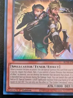 The Golden Swordsoul BLTR-EN109 1st Edition Ultra Rare Terminal Revenge Yu-Gi-Oh - Image 4