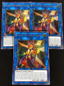 Yugioh Galaxy Eyes SolFlare Dragon SOFU-EN042 1st ULTRA x3 (NM) - Image 1