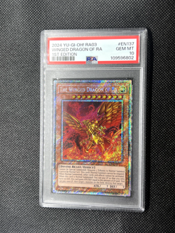 2024 YU-GI-OH RA03 SET PSA 10 (W Dragon of Ra, Ob the Tormentor, and Slifer - Image 3