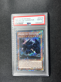 2024 YU-GI-OH RA03 SET PSA 10 (W Dragon of Ra, Ob the Tormentor, and Slifer - Image 4