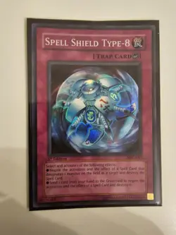 Spell Shield Type-8 MFC-043 1st Edition Super Rare Yugioh Card - Image 1