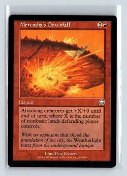 MERCADIA'S DOWNFALL - MTG Magic the Gathering Card Mercadian Masques - Uncommon - Image 1