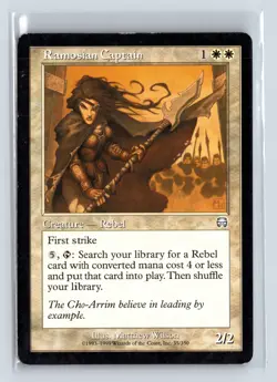 RAMOSIAN CAPTAIN - MTG Magic the Gathering Card - Mercadian Masques - Uncommon - Image 1