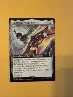 Conformer Shuriken - Extended Art R MTG Commander: Final Fantasy M/NM R 0127 - Image 1