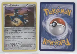 Cobalion Holo Pokemon Black & White Legendary Treasures #91 e9b - Image 3