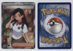 Eri Ultra Rare Pokemon Prismatic Evolutions PRE #136 tj1 - Image 3