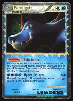 Feraligatr (Prime) - 108/123 - Holo Rare - HeartGold SoulSilver - Pokemon Card - Image 1