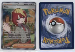 Mela Ultra Rare Pokemon Prismatic Evolutions PRE #140 tj1 - Image 3